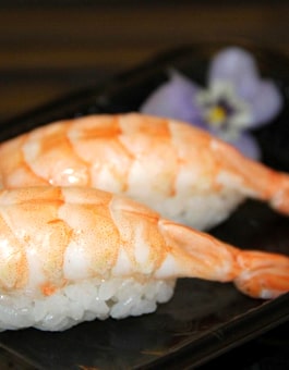 Camarão - Niguiri - Shizen Restaurante Japonês