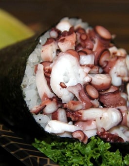 Polvo com Molho de Limão - Temaki - Shizen Restaurante Japonês