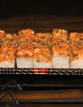 Salmão - Oshizushi - Shizen Restaurante Japonês