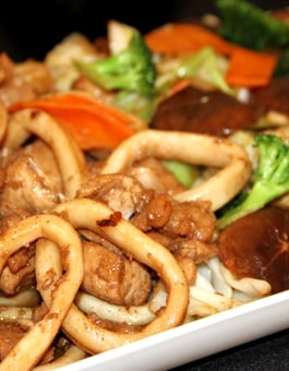 Teppanyaki de Frutos do Mar - Pratos quentes - Shizen Restaurante Japonês